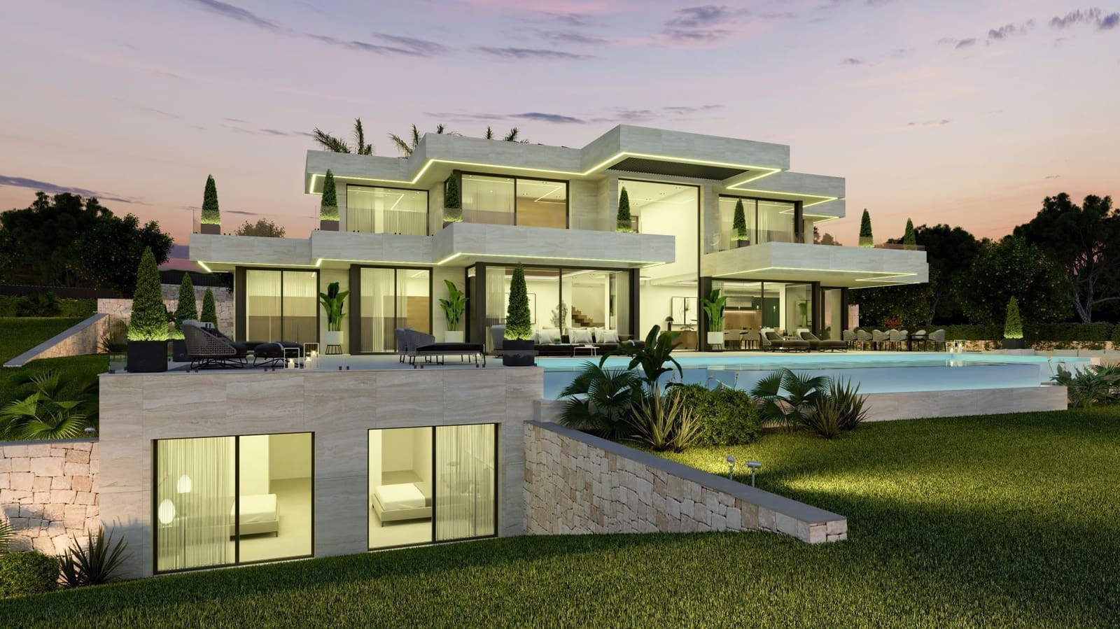 4 chambre Villa/Maison à vendre à Javea / Xabia avec piscine - 3 947 000 € (Ref: 8338608)