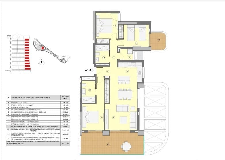 3 soverom Leilighet til salgs i Benidorm med svømmebasseng - € 410 000 (Ref: 8338614)