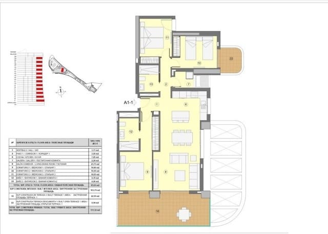 3 soverom Leilighet til salgs i Playa Poniente, Benidorm med svømmebasseng - € 410 000 (Ref: 8338614)