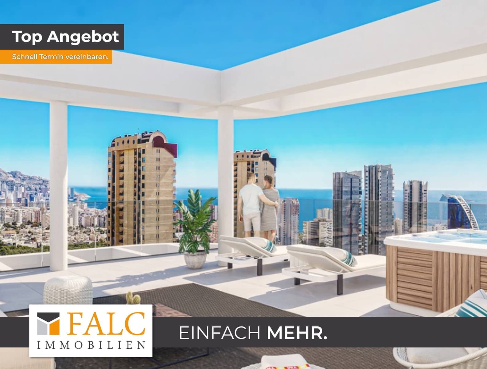 3 soverom Leilighet til salgs i Benidorm med svømmebasseng - € 410 000 (Ref: 8338614)