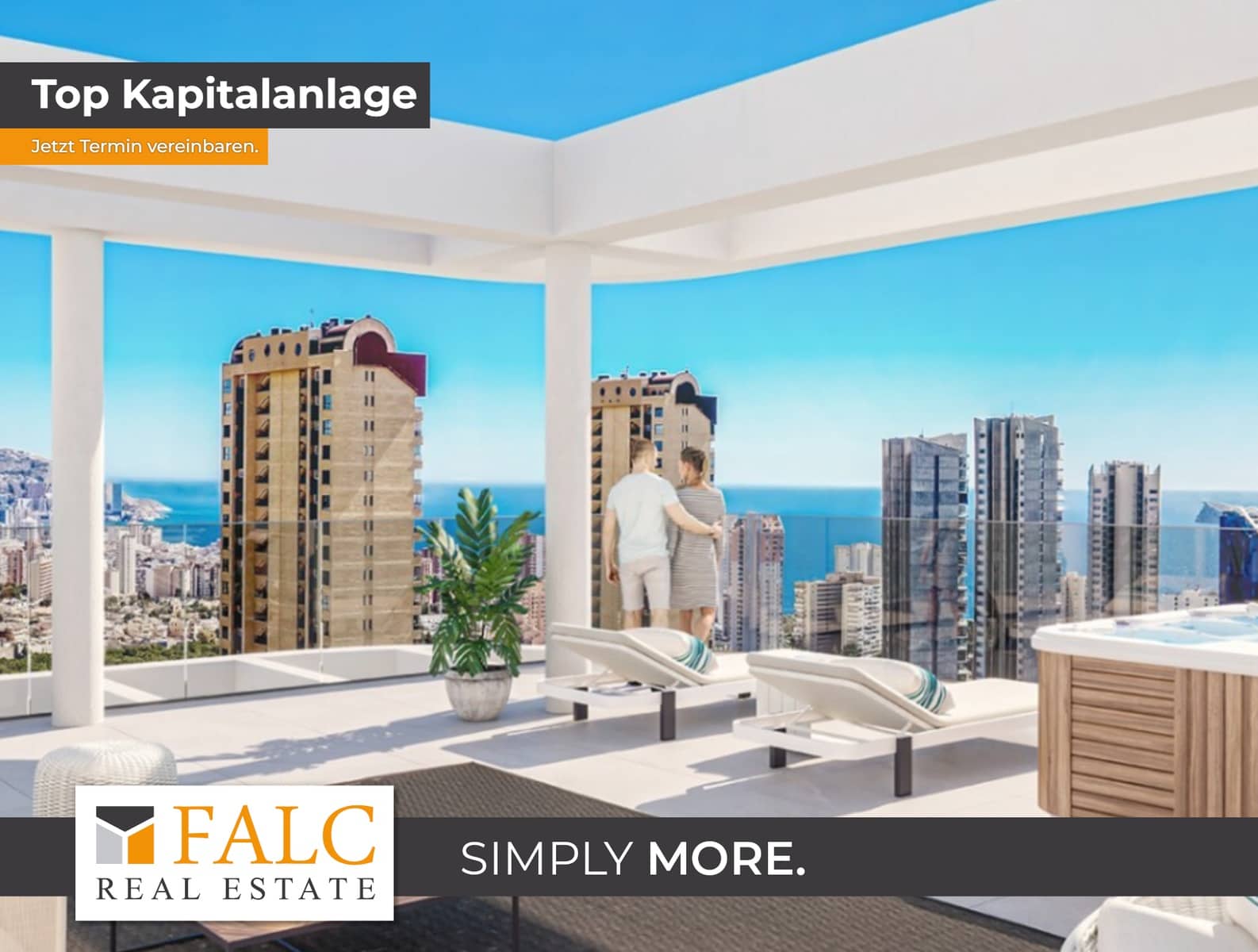 3 camera da letto Attico in vendita in Benidorm con piscina - 725.000 € (Rif: 8338930)