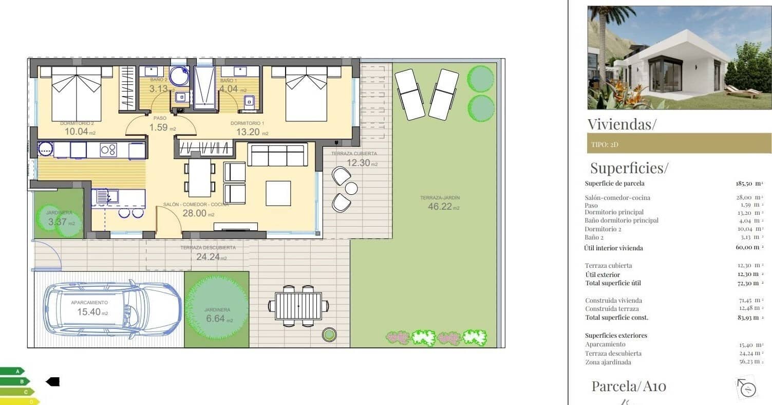 2 chambre Villa/Maison à vendre à Polop avec piscine - 329 000 € (Ref: 8370065)