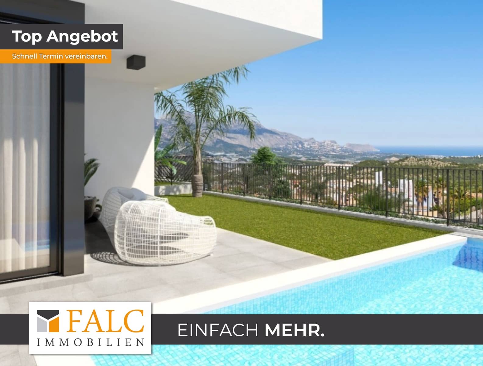 2 chambre Villa/Maison à vendre à Polop avec piscine - 329 000 € (Ref: 8370065)