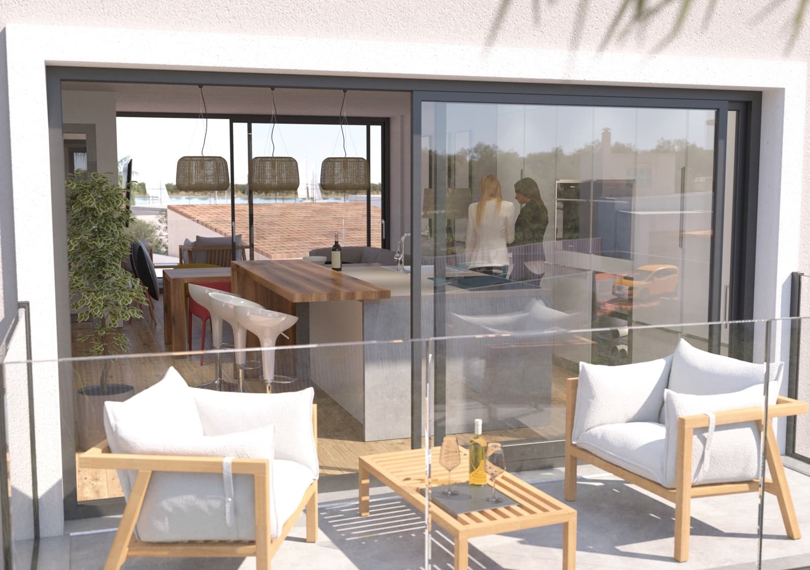 3 soveværelse Rækkehus til salg i Portocolom med garage - € 1.050.000 (Ref: 8395521)