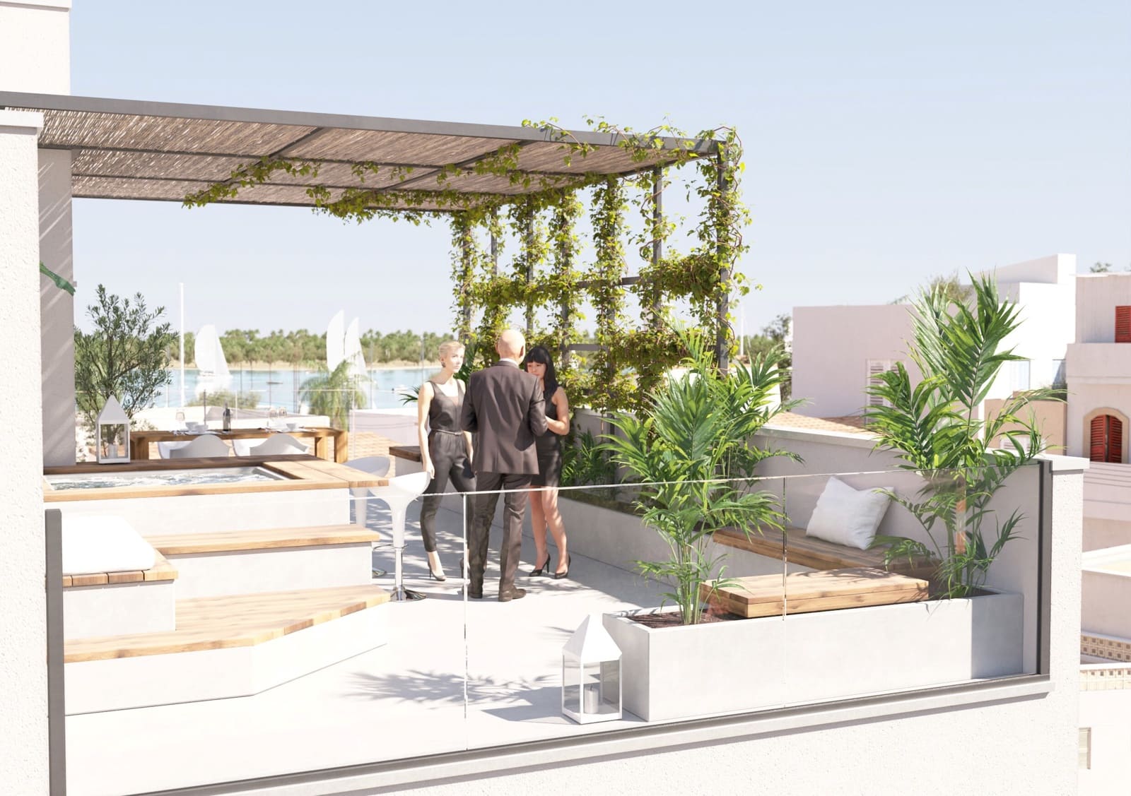 3 soveværelse Rækkehus til salg i Portocolom med garage - € 1.050.000 (Ref: 8395521)