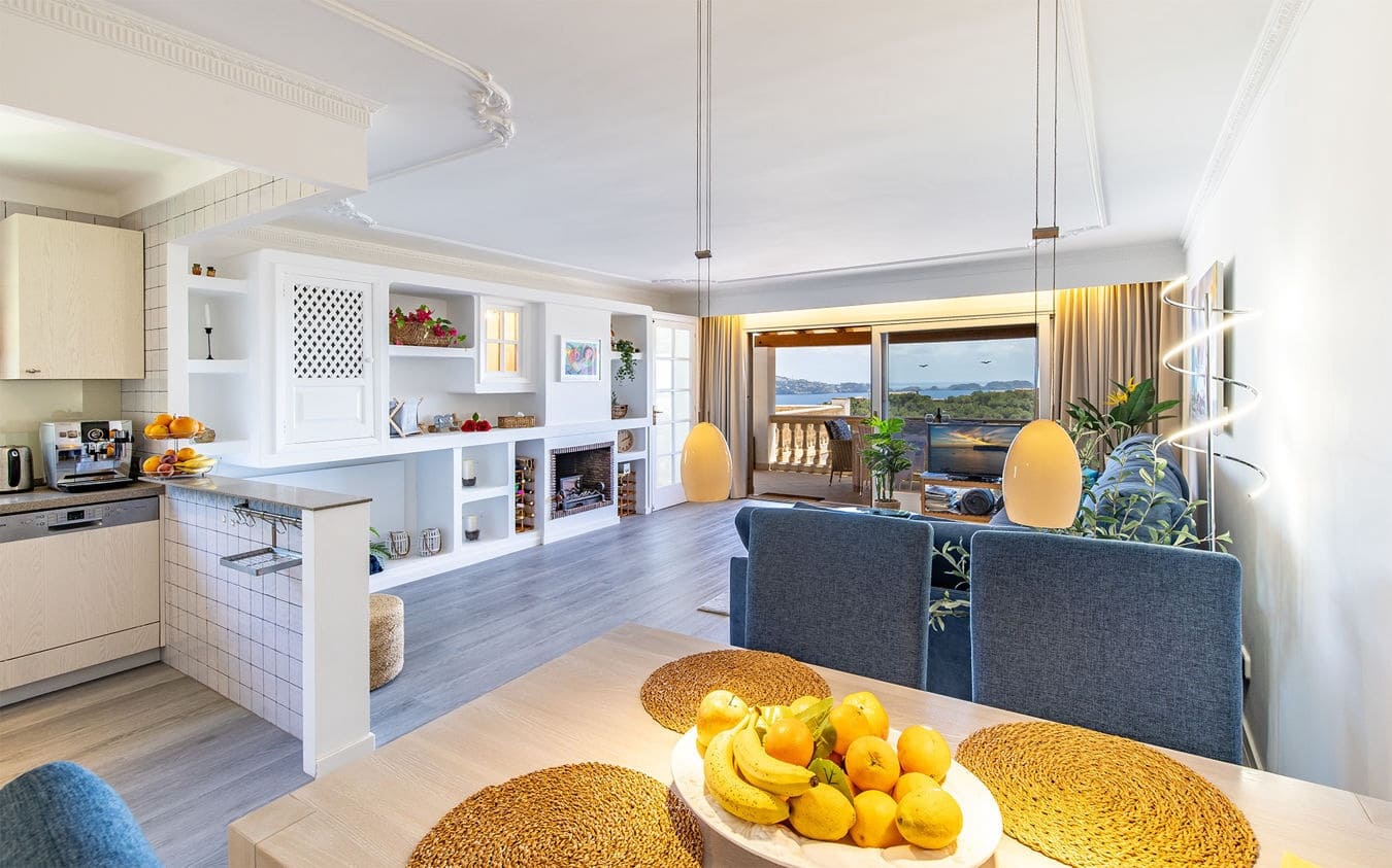 3 sypialnia Apartament na sprzedaż w Peguera / Paguera z basenem garażem - 1 590 000 € (Ref: 8429724)