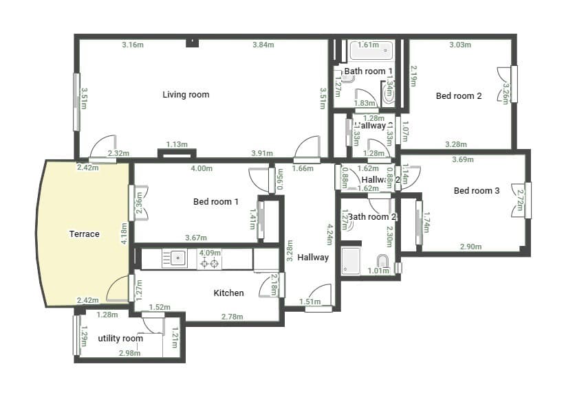3 quarto Apartamento para venda em Palma de Mallorca com piscina garagem - 573 000 € (Ref: 8446716)