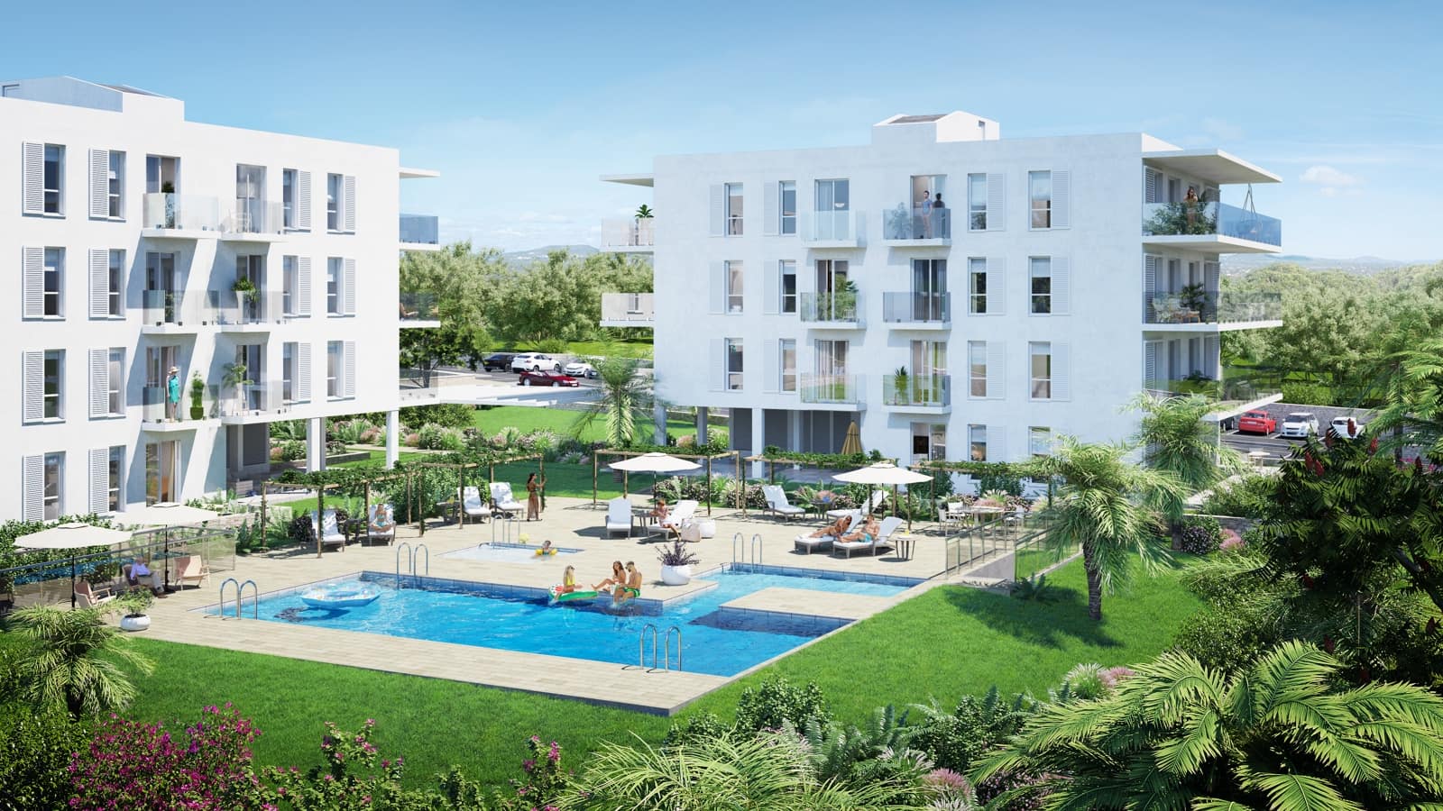 2 soveværelse Lejlighed til salg i Cala d'Or med swimmingpool garage - € 375.000 (Ref: 8456312)
