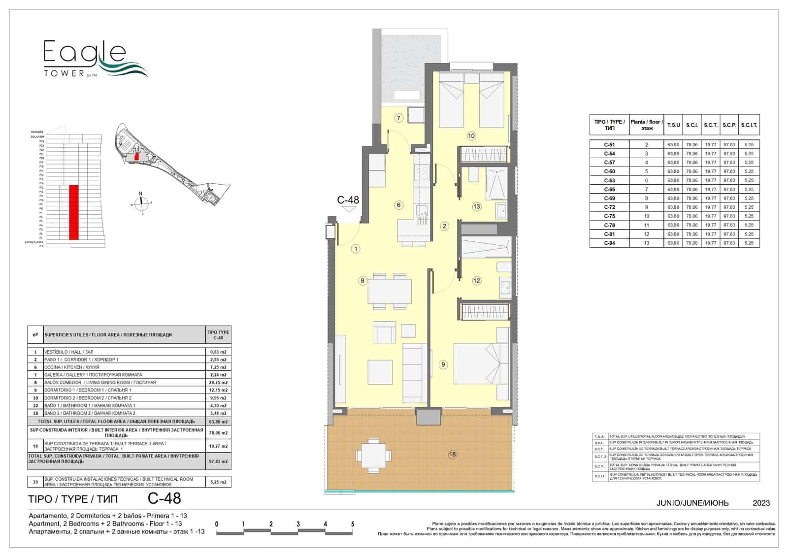 2 soveværelse Lejlighed til salg i Benidorm med swimmingpool - € 336.000 (Ref: 8467237)