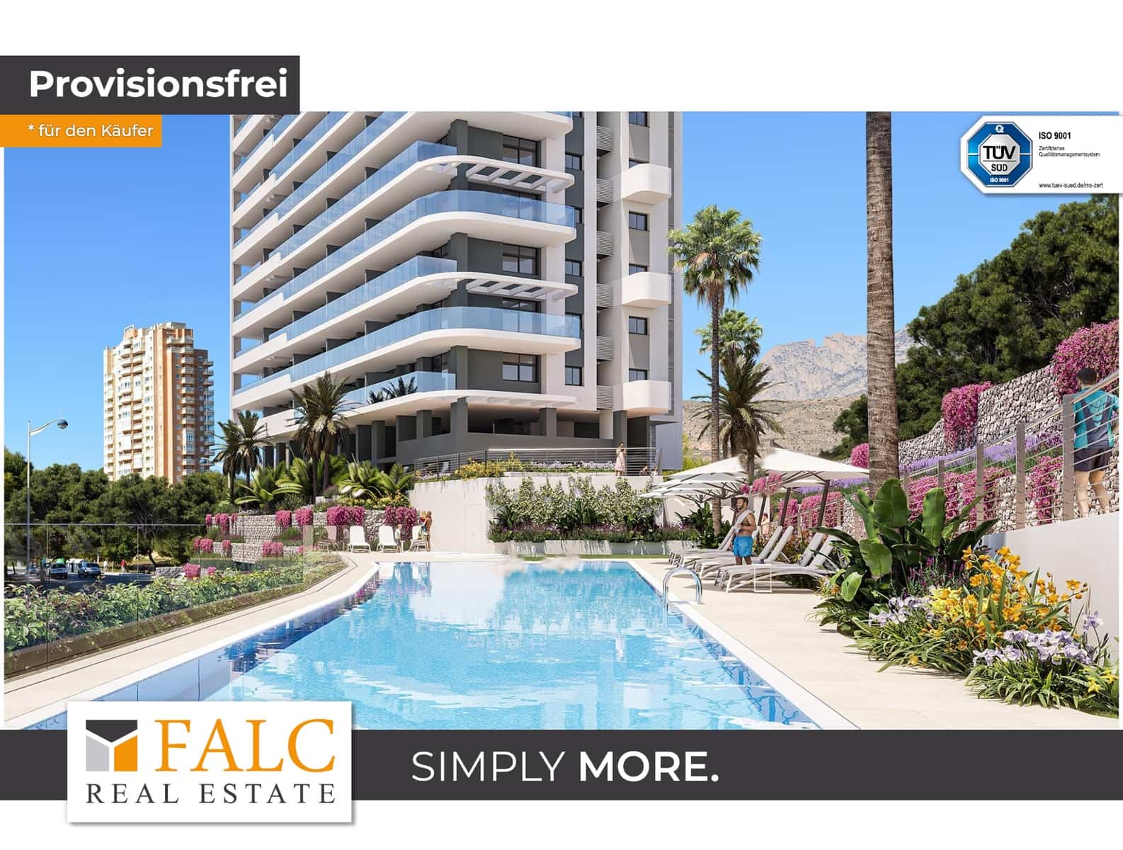 2 soveværelse Lejlighed til salg i Benidorm med swimmingpool - € 375.000 (Ref: 8467238)