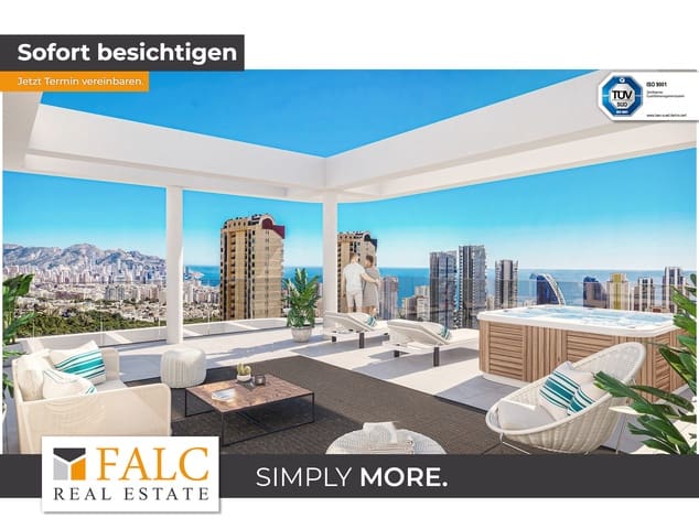 2 soveværelse Lejlighed til salg i Via Parque, Benidorm med swimmingpool - € 375.000 (Ref: 8467238)