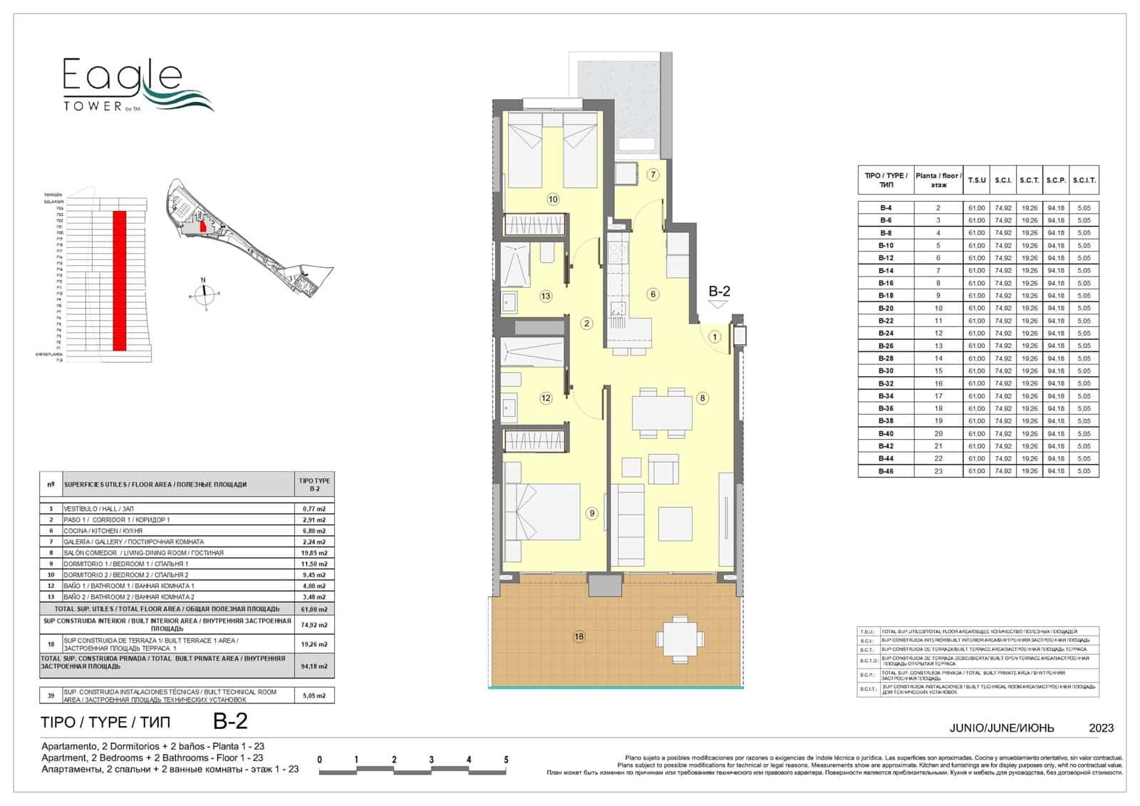 2 soveværelse Lejlighed til salg i Benidorm med swimmingpool - € 346.000 (Ref: 8467239)