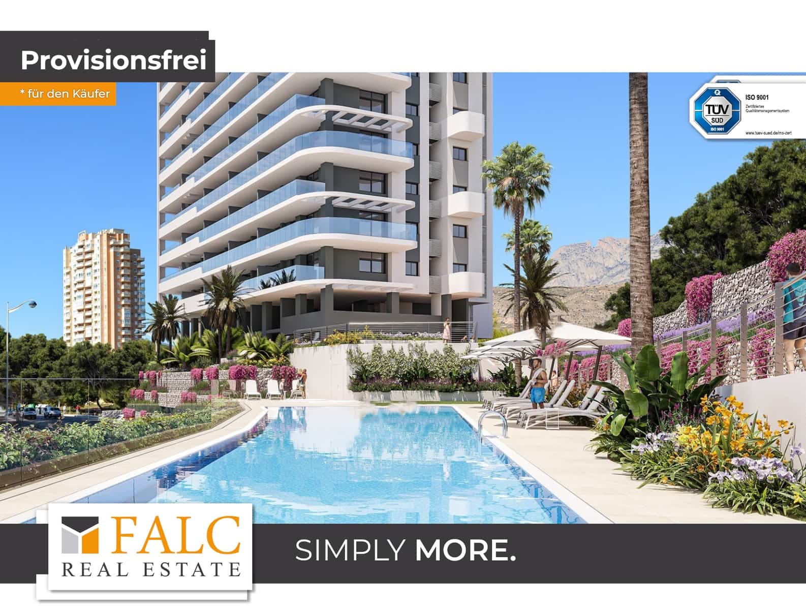 2 soveværelse Lejlighed til salg i Benidorm med swimmingpool - € 346.000 (Ref: 8467239)