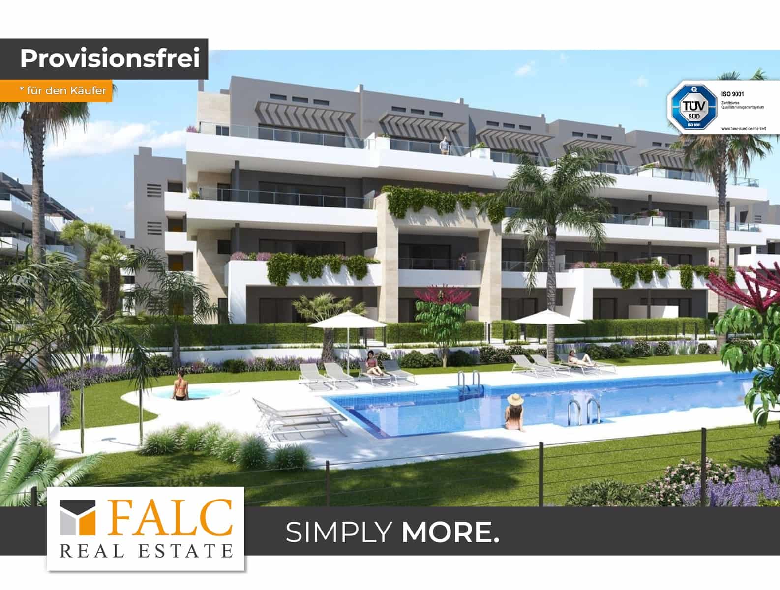 2 bedroom Apartment for sale in Playa Flamenca with pool - € 308,000 (Ref: 8467250)