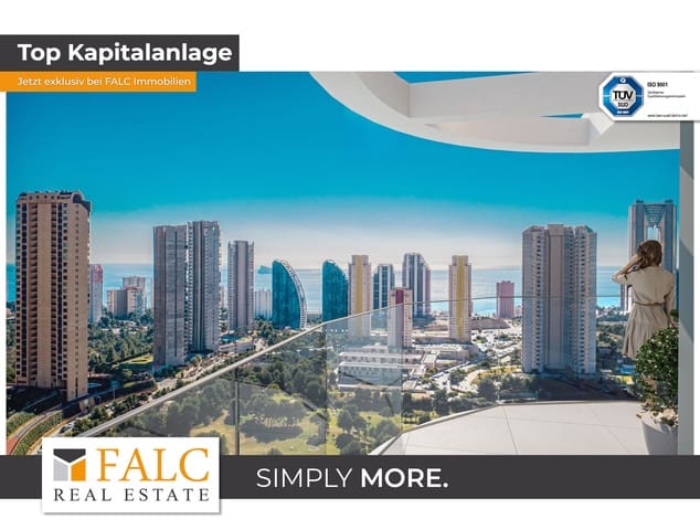 3 soverom Leilighet til salgs i Playa Poniente, Benidorm med svømmebasseng - € 561 000 (Ref: 8467288)