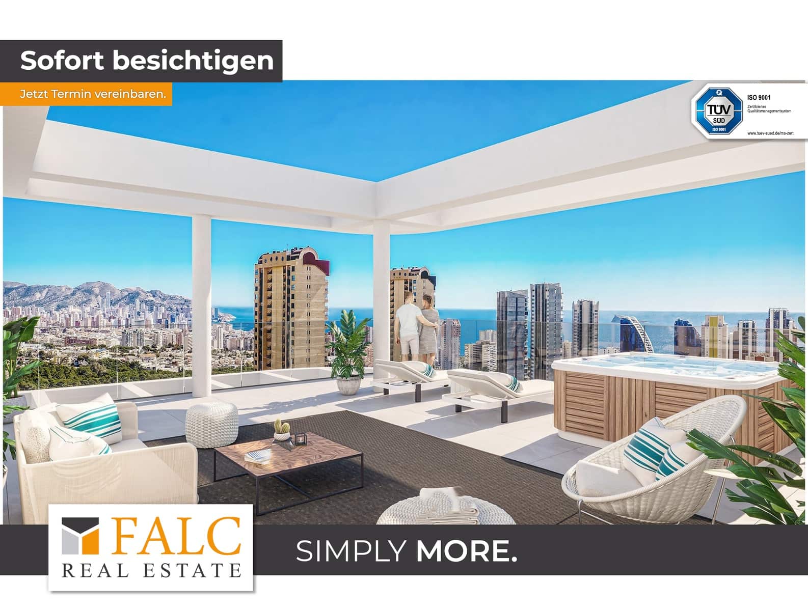 3 bedroom Apartment for sale in Benidorm with pool - € 494,000 (Ref: 8467289)