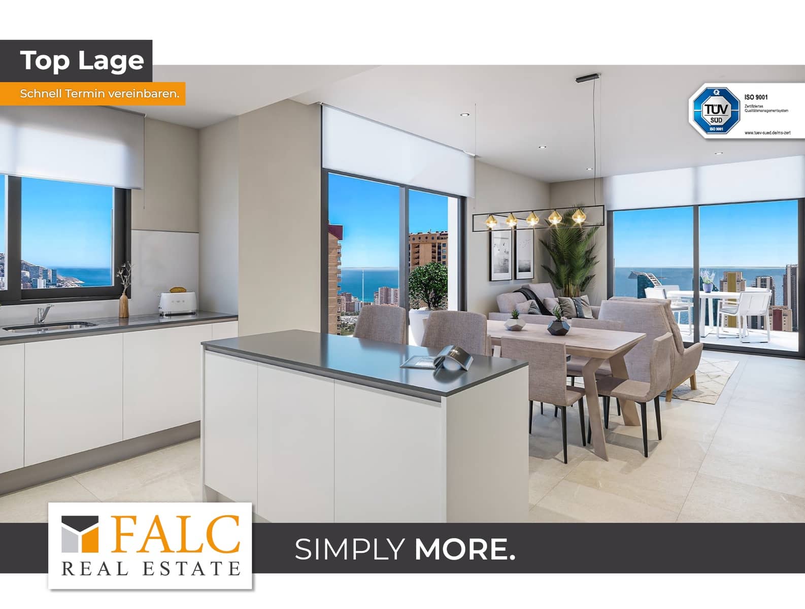 3 bedroom Apartment for sale in Benidorm with pool - € 494,000 (Ref: 8467289)