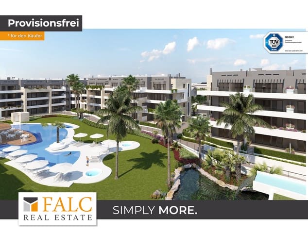 2 makuuhuone Huoneisto myytävänä paikassa Playa Flamenca, Orihuela mukana uima-altaan - 522 000 € (Ref: 8467294)