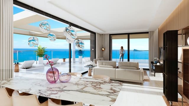 4 soveværelse Lejlighed til salg i Playa Poniente, Benidorm med swimmingpool garage - € 1.429.000 (Ref: 8467297)