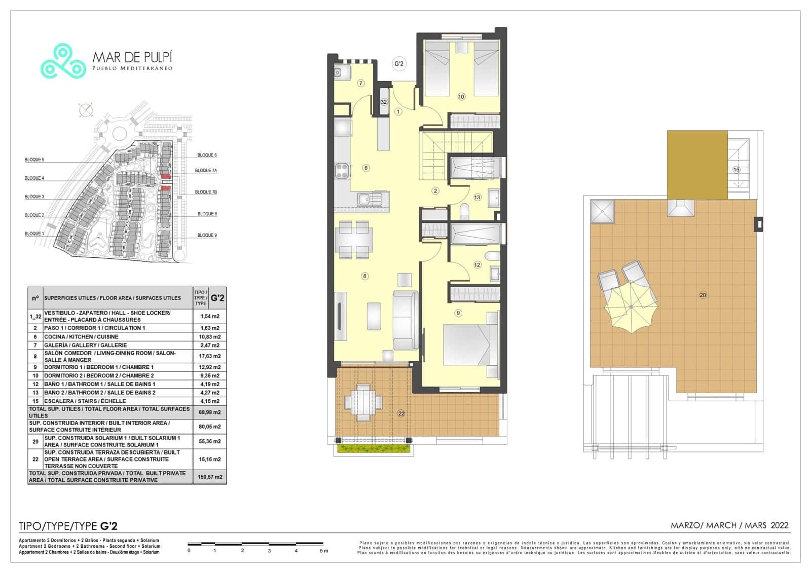 2 soveværelse Virksomhed til salg i San Juan de los Terreros - € 184.000 (Ref: 8467298)