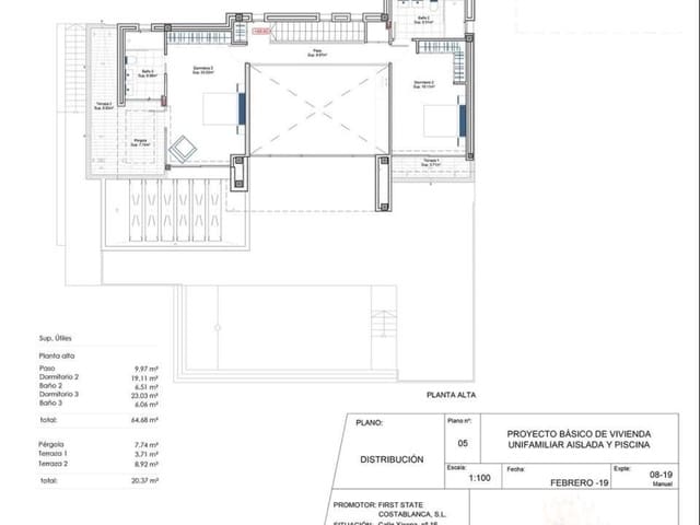 4 soveværelse Villa til salg i Casco Urbano, Teulada-Moraira med swimmingpool - € 1.175.000 (Ref: 8479907)