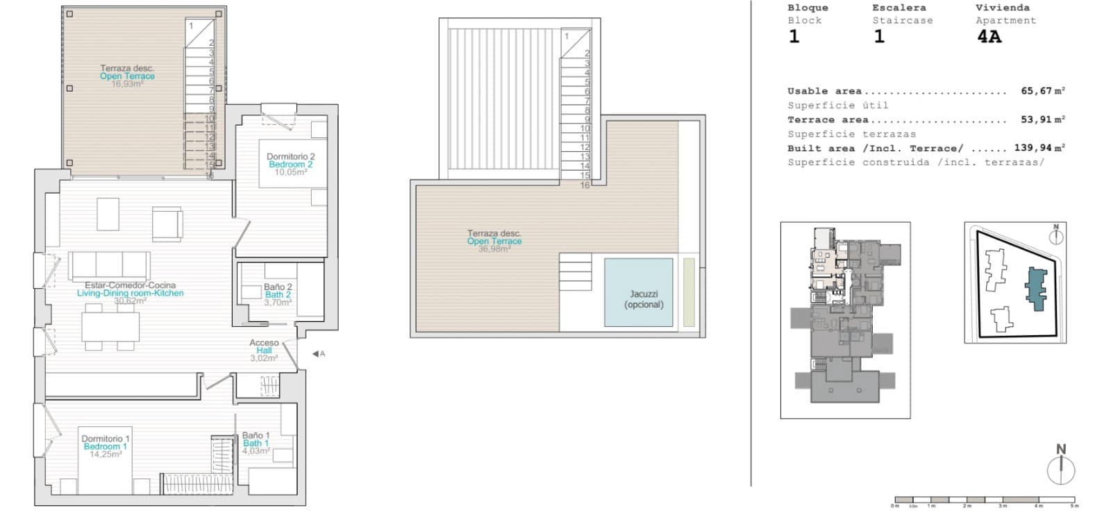 2 soverom Penthouse til salgs i Denia med garasje - € 437 000 (Ref: 8484991)