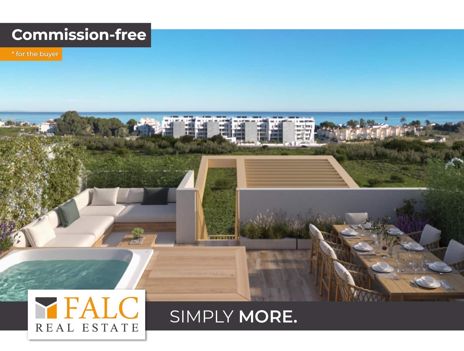 2 soverom Penthouse til salgs i Denia med garasje - € 437 000 (Ref: 8484991)