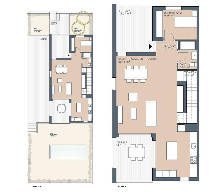 5 soveværelse Semi-Rækkehus til salg i Campolivar med swimmingpool garage - € 815.000 (Ref: 8508087)