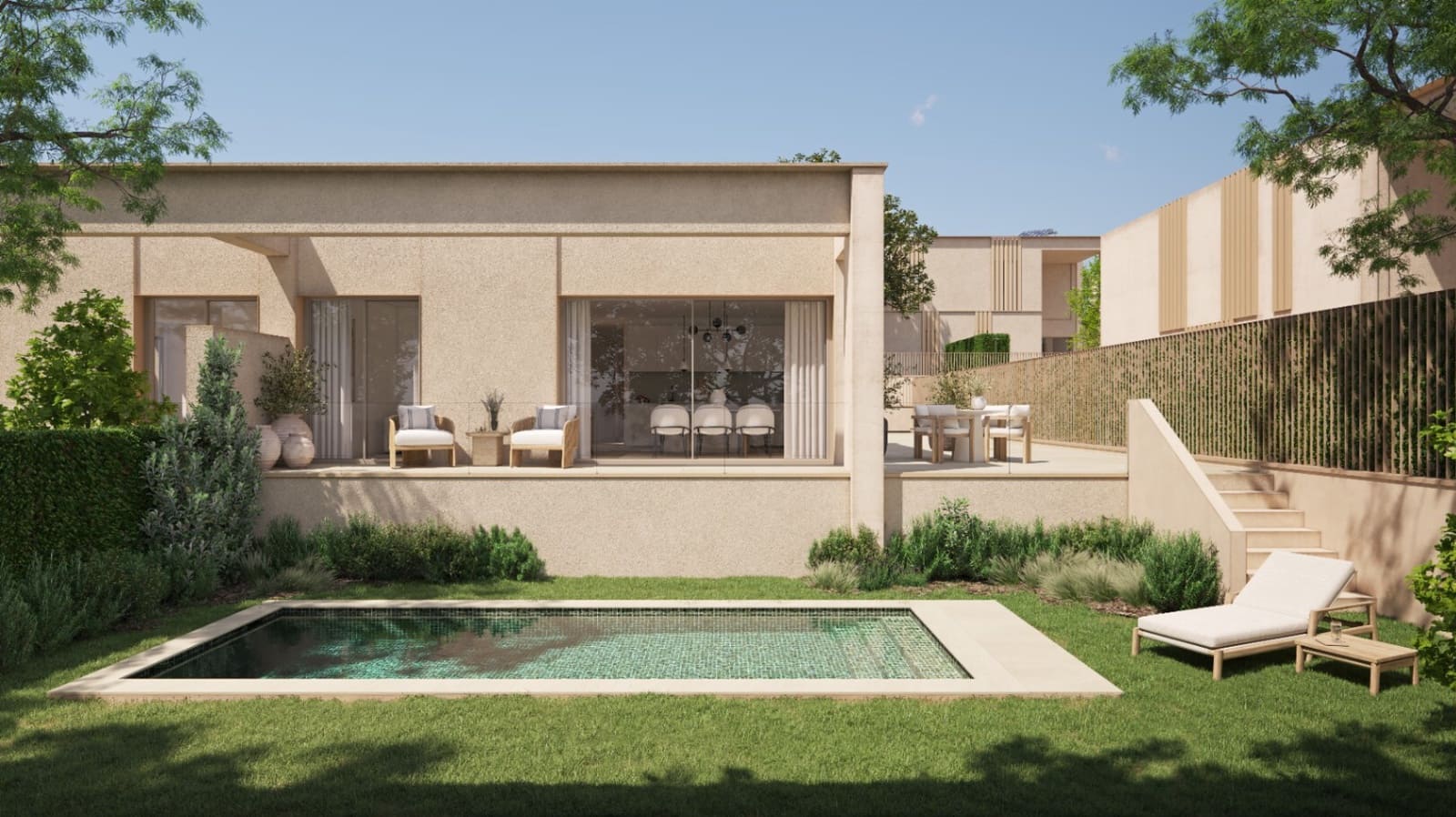 5 soveværelse Semi-Rækkehus til salg i Campolivar med swimmingpool garage - € 815.000 (Ref: 8508087)