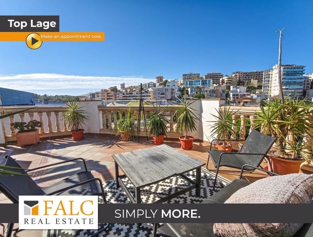 2 soveværelse Penthouse til salg i Portopi, Palma de Mallorca med garage - € 649.000 (Ref: 8592746)