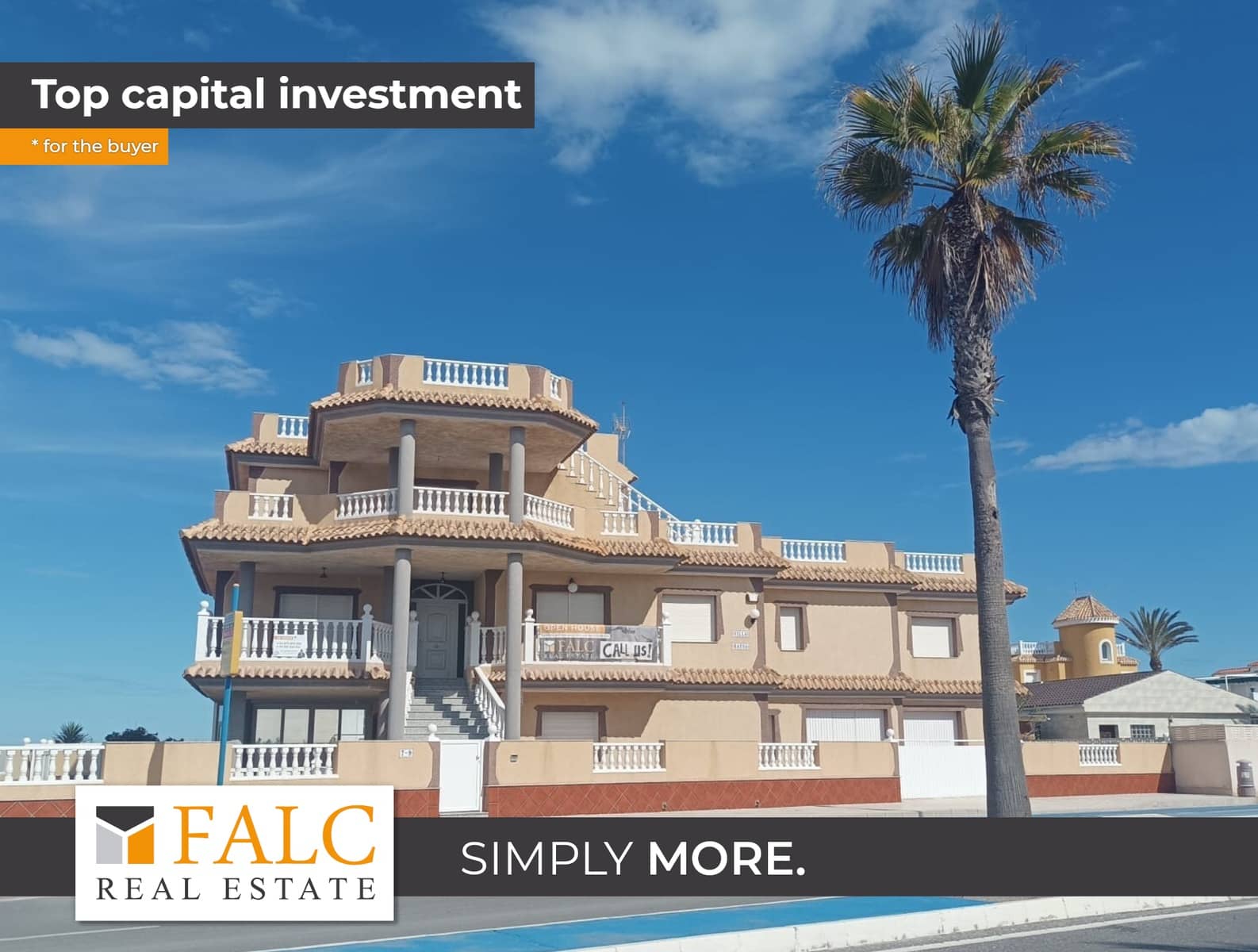 6 sypialnia Willa na sprzedaż w La Manga del Mar Menor z basenem garażem - 786 000 € (Ref: 8600872)