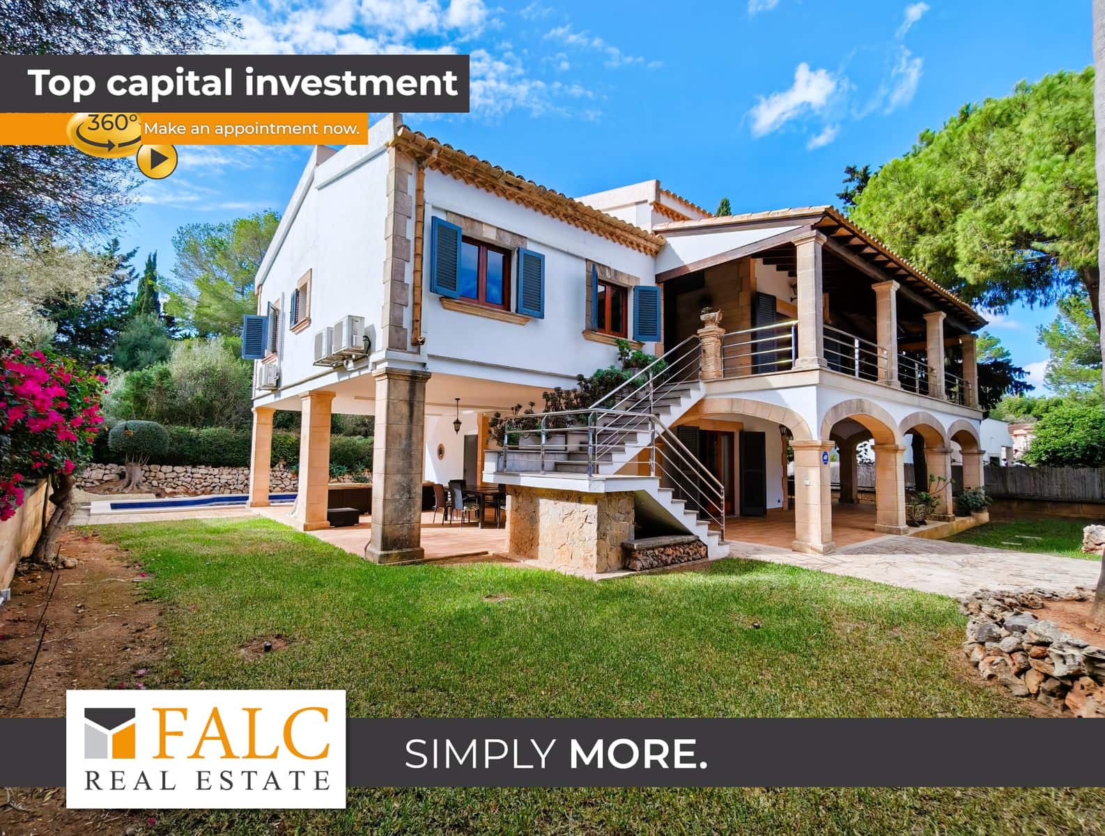 6 camera da letto Villa in vendita in Mal Pas-Bon Aire con piscina - 1.450.000 € (Rif: 8640115)