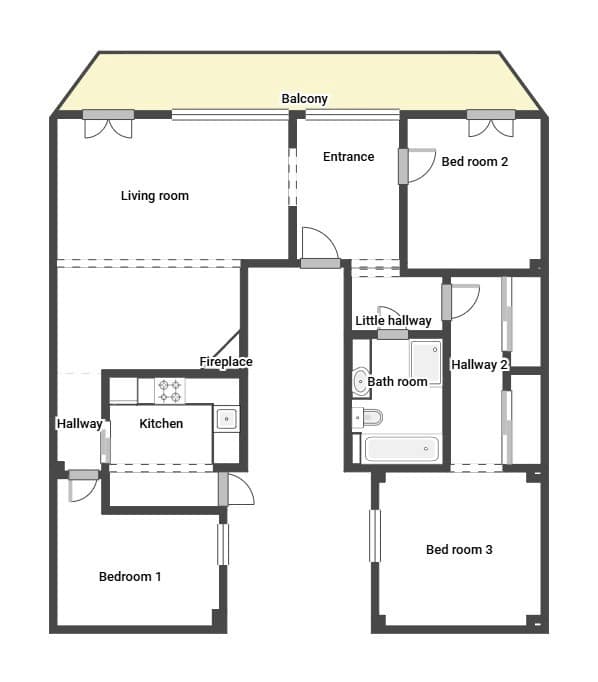 3 soveværelse Lejlighed til salg i Can Pastilla - € 379.000 (Ref: 8734951)