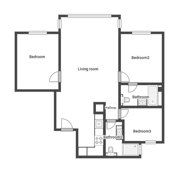 3 soveværelse Lejlighed til salg i Palma de Mallorca - € 460.000 (Ref: 8757264)