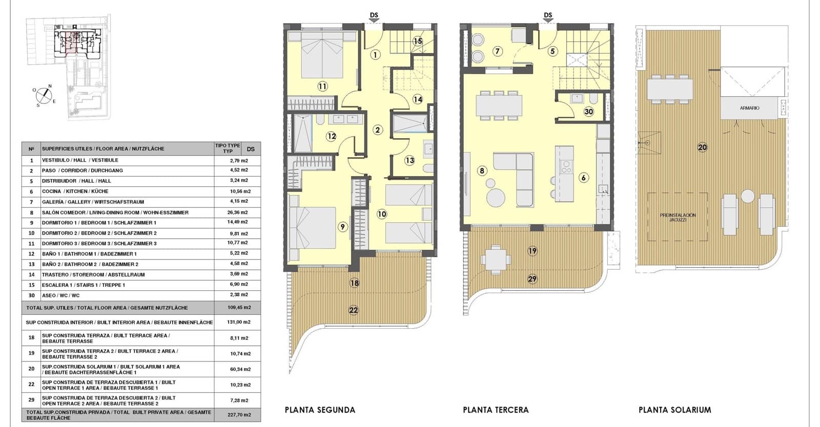 3 soveværelse Penthouse til salg i Cala Ratjada med swimmingpool garage - € 790.000 (Ref: 8859712)