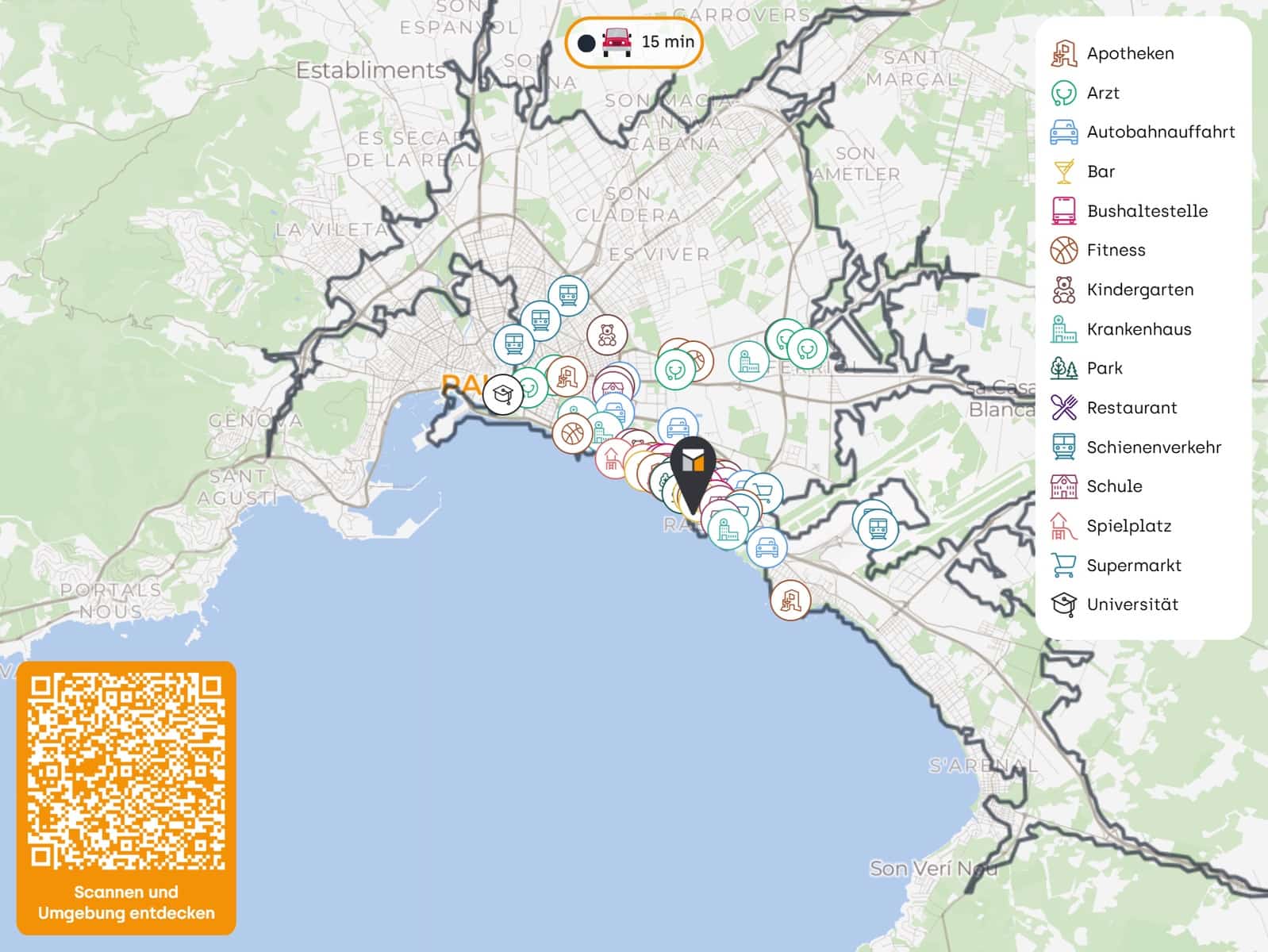 4 soveværelse Villa til salg i Palma de Mallorca med swimmingpool garage - € 2.950.000 (Ref: 8868020)