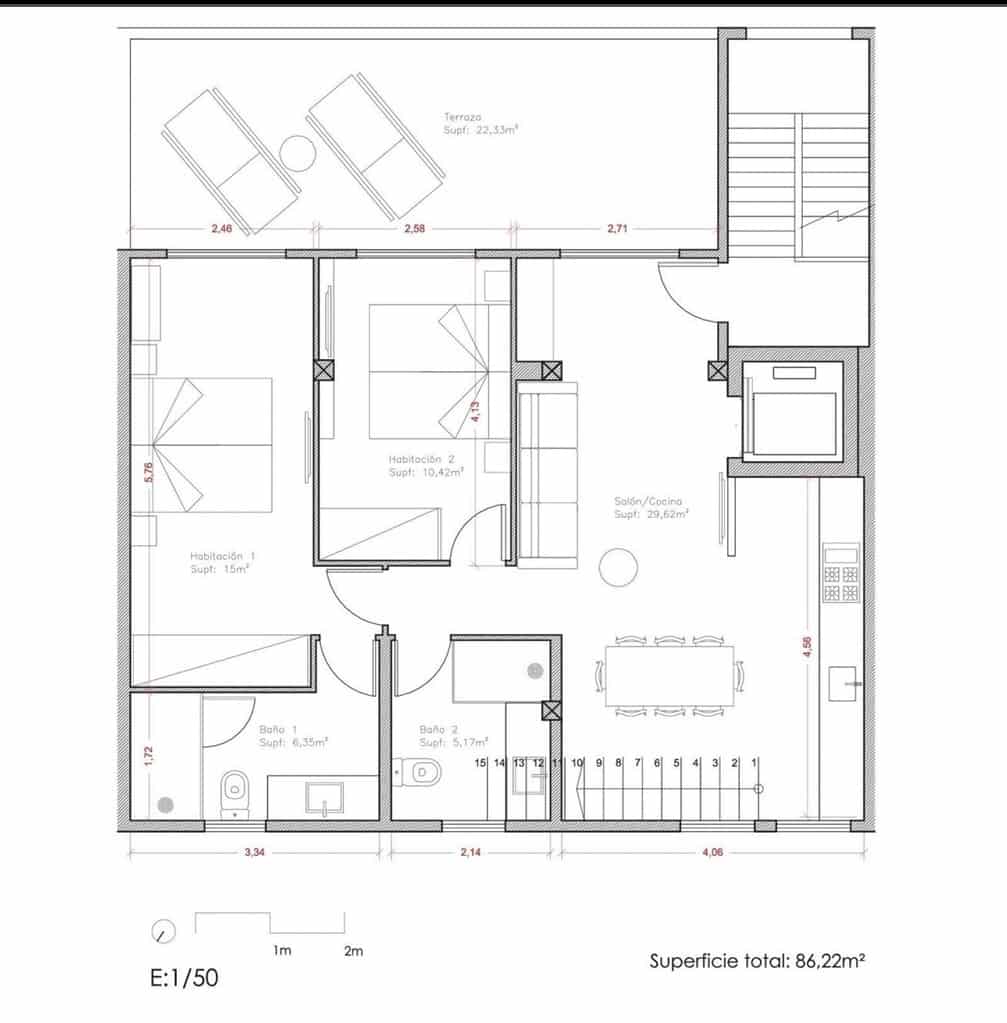 2 soveværelse Lejlighed til salg i Palma de Mallorca - € 495.000 (Ref: 8877460)