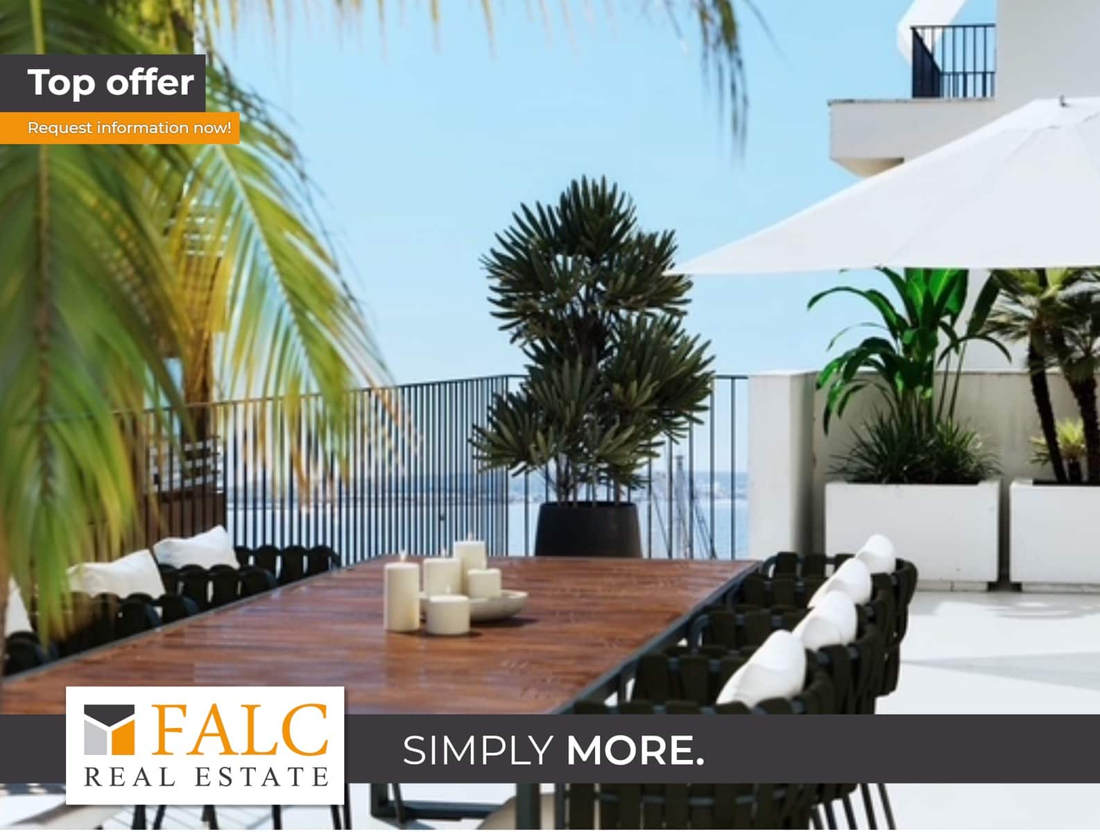 2 soveværelse Penthouse til salg i Can Pastilla - € 1.190.000 (Ref: 8891512)