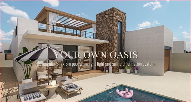 Chalet de 2 habitaciones en La Pinilla, Fuente Alamo de Murcia en venta con piscina garaje - 186.300 € (Ref: 8898190)