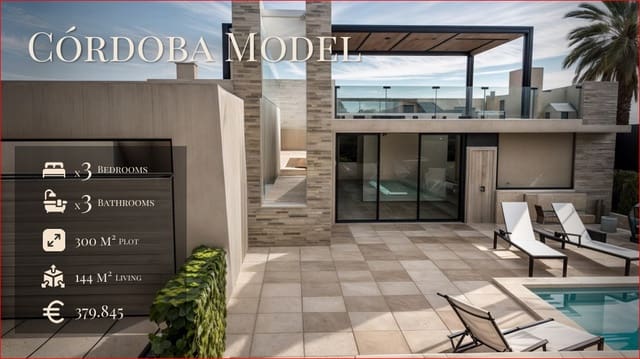 Chalet de 2 habitaciones en La Pinilla, Fuente Alamo de Murcia en venta con piscina garaje - 186.300 € (Ref: 8898190)