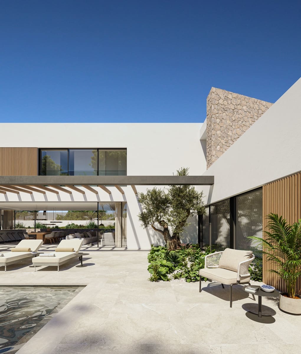 5 makuuhuone Huvila myytävänä paikassa Santa Ponsa mukana uima-altaan 
autotalli - 4 990 000 € (Ref: 8910090)