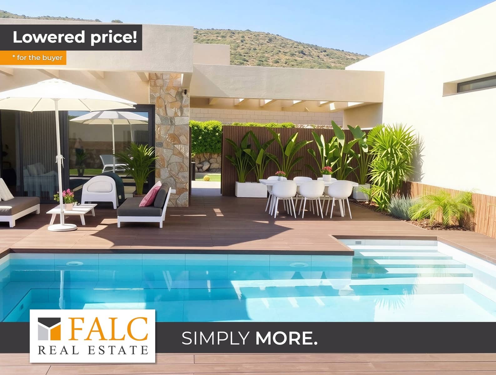 2 bedroom Villa for sale in Banos y Mendigo with pool garage - € 489,000 (Ref: 8914721)