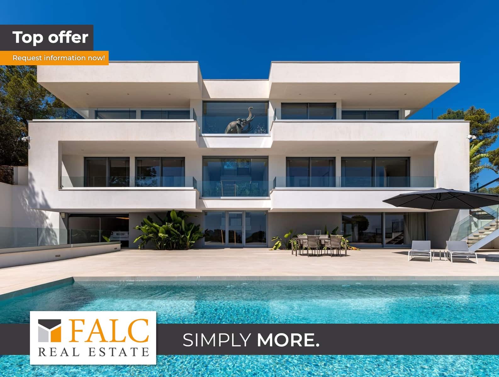 5 soveværelse Villa til salg i Palmanova med swimmingpool garage - € 4.950.000 (Ref: 8914750)