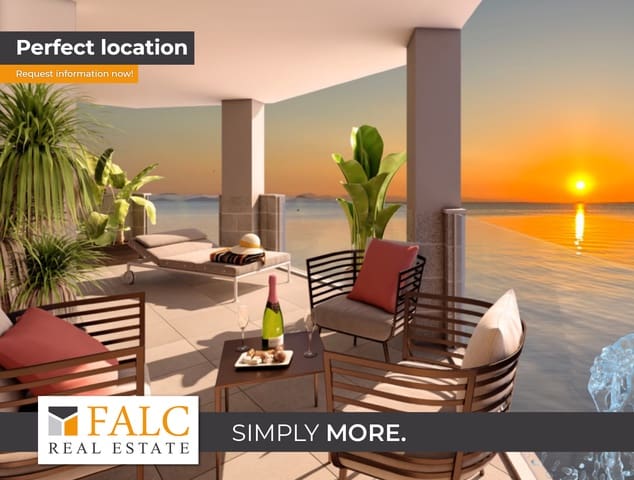 1 makuuhuone Huoneisto myytävänä paikassa La Manga del Mar Menor mukana uima-altaan - 205 033 € (Ref: 8925269)