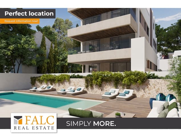 2 Zimmer Apartment zu verkaufen in Son Armadans, Palma de Mallorca mit Pool Garage - 1.100.500 € (Ref: 8958142)