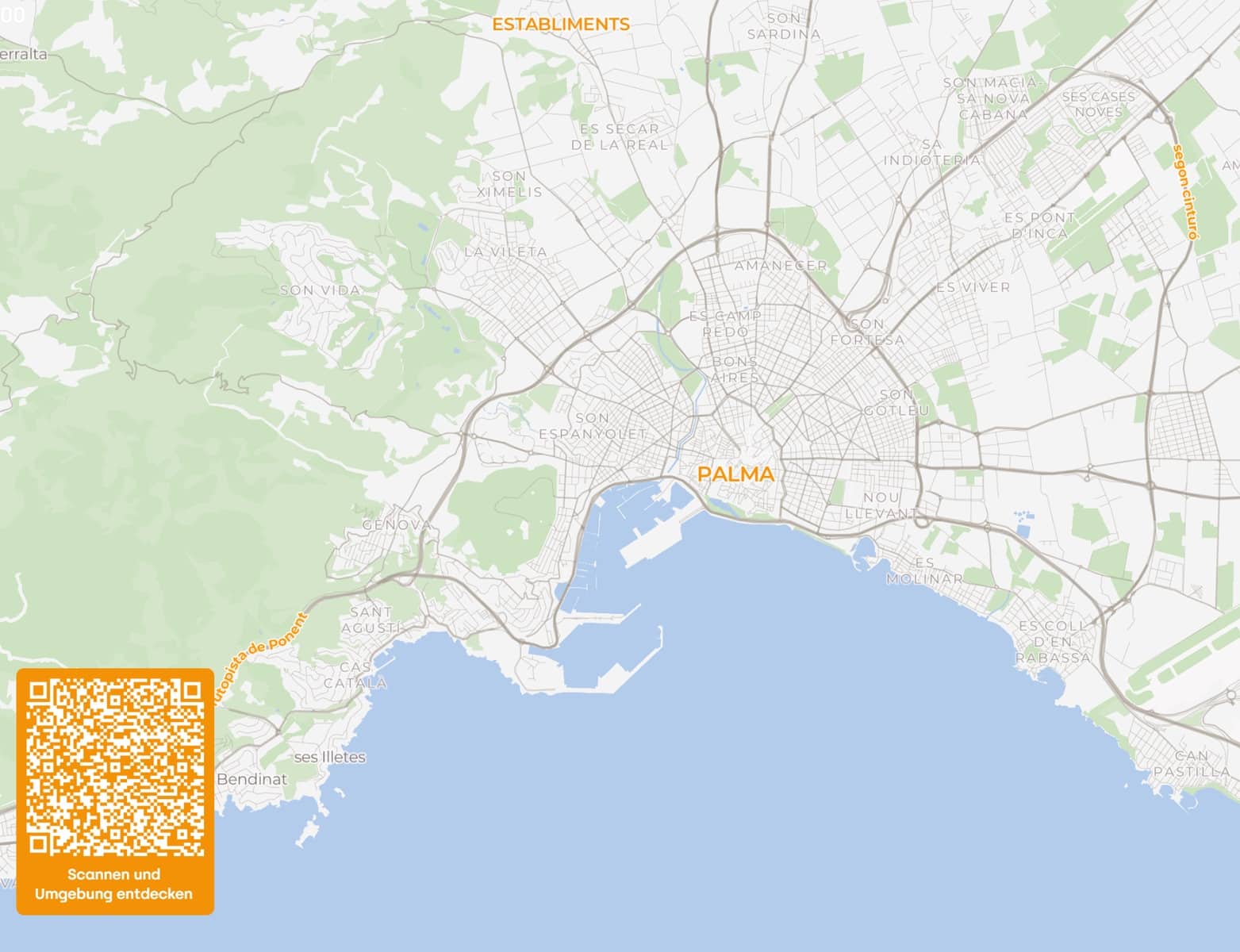 2 soveværelse Lejlighed til salg i Palma de Mallorca med swimmingpool garage - € 1.295.000 (Ref: 9013743)