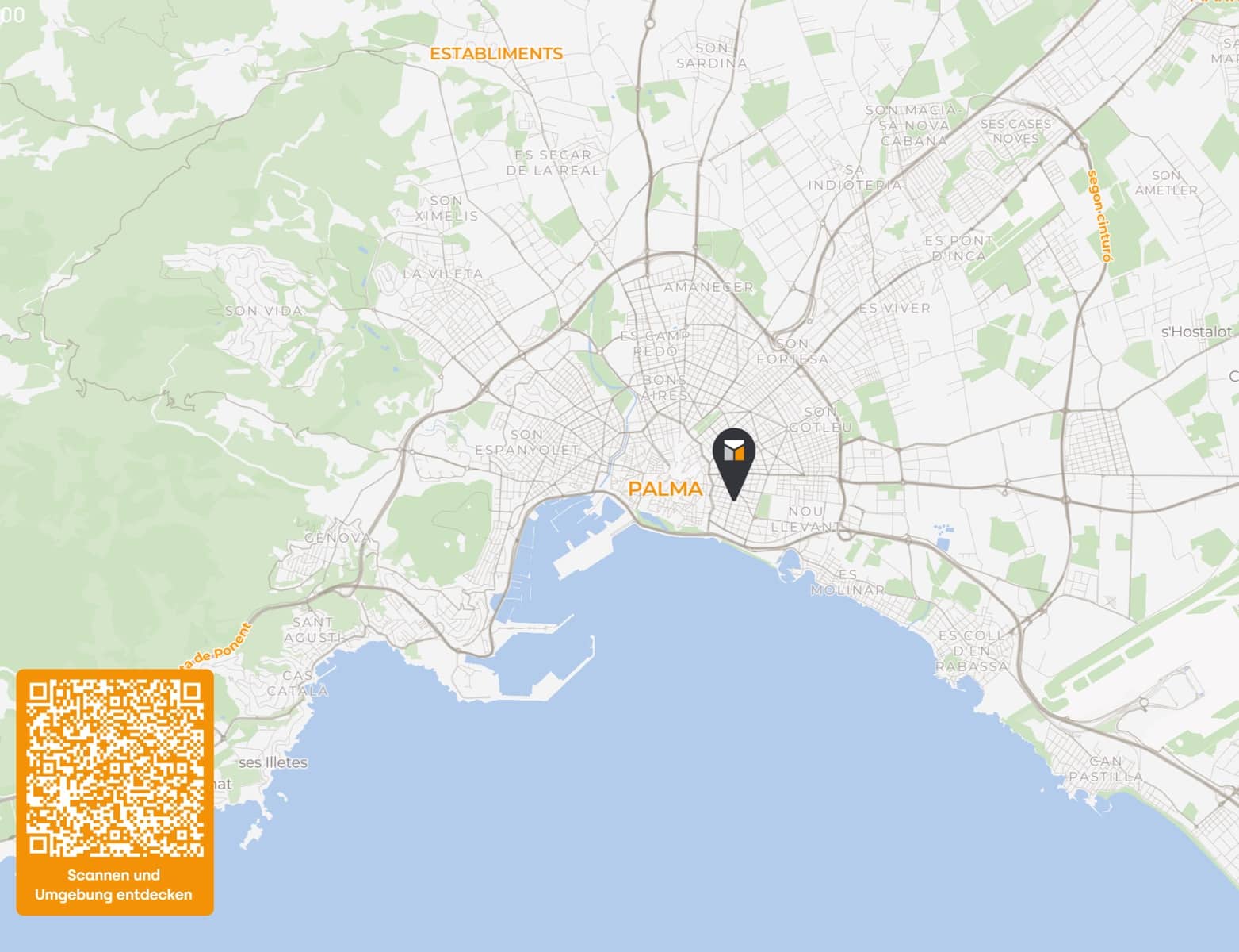 2 soveværelse Lejlighed til salg i Palma de Mallorca med swimmingpool - € 539.000 (Ref: 9014645)