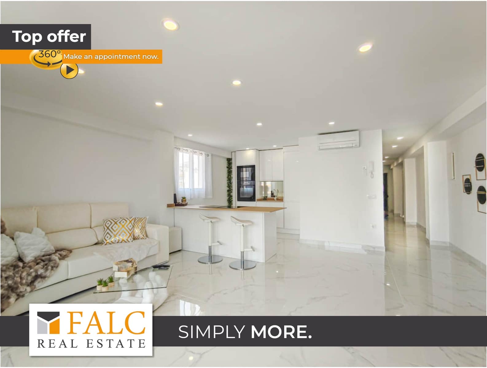 3 soveværelse Lejlighed til salg i L'Arenal / S'Arenal - € 495.000 (Ref: 9036055)