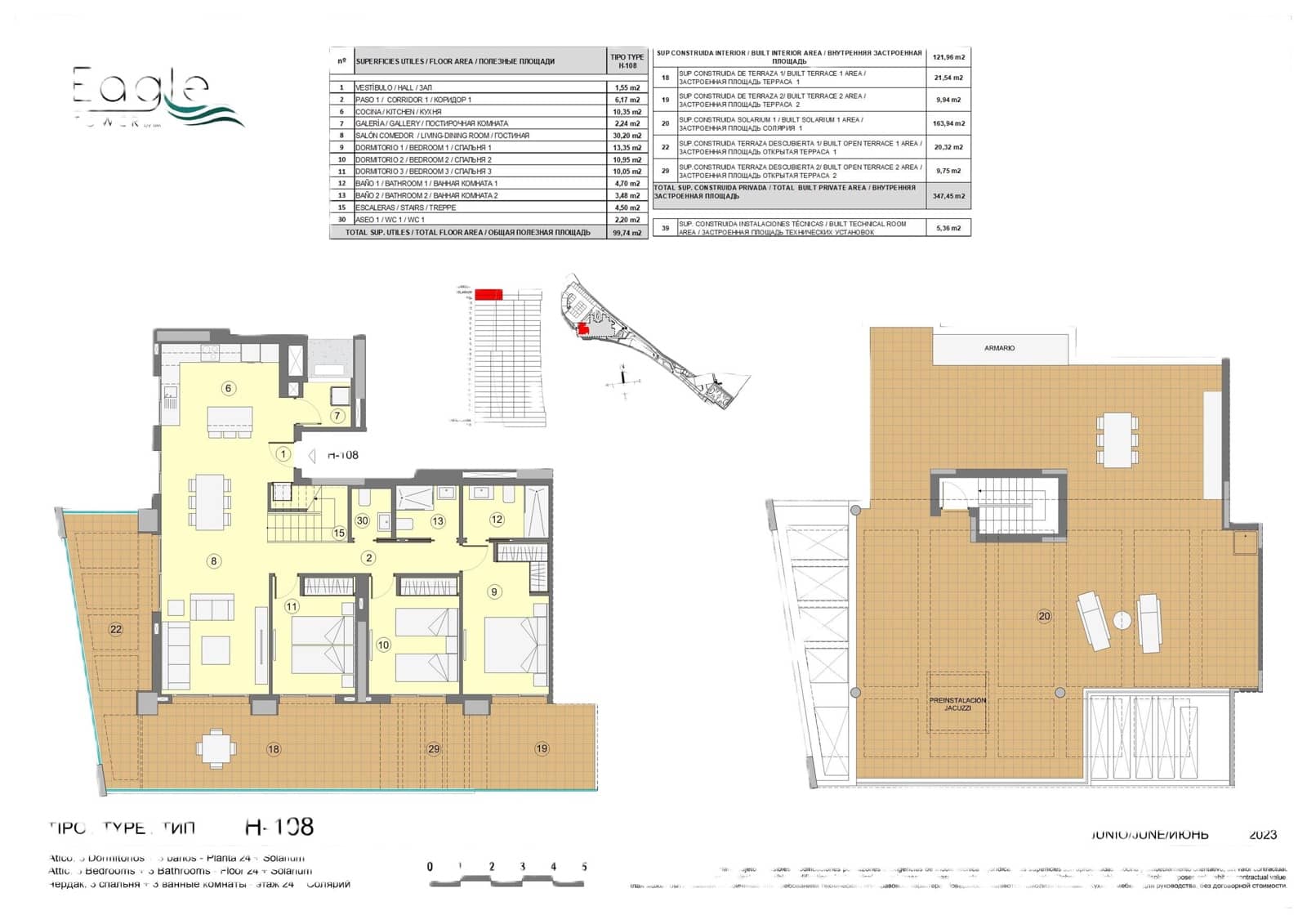 3 chambre Appartement à vendre à Benidorm avec piscine - 800 000 € (Ref: 9100021)