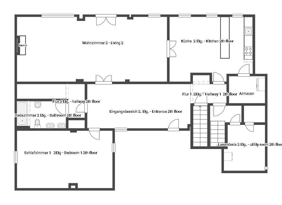 6 soveværelse Byhus til salg i Palma de Mallorca med garage - € 2.900.000 (Ref: 9111256)